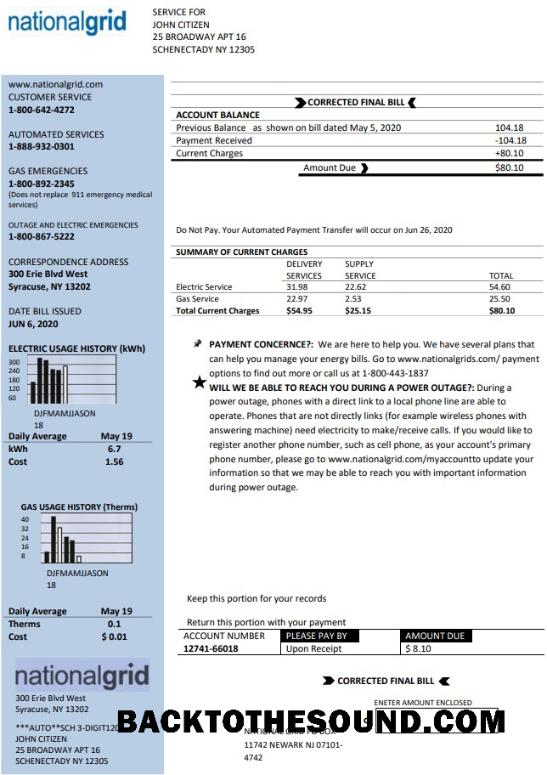 İndir ABD Yeni York ulusal Izgara Fatura Fatura in Word and PDF Format Örnek örnek