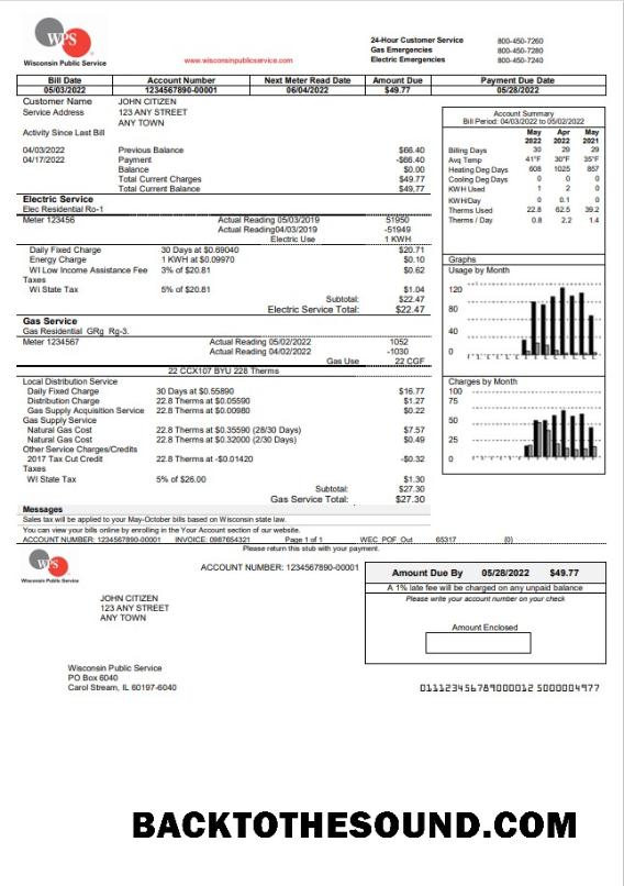 İndir ABD WPS Fatura Fatura in Word and PDF Format Örnek tasarım
