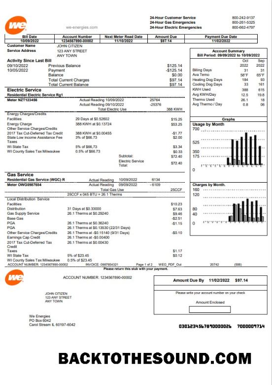 İndir ABD We Fatura Fatura in Word and PDF Format Örnek şablon