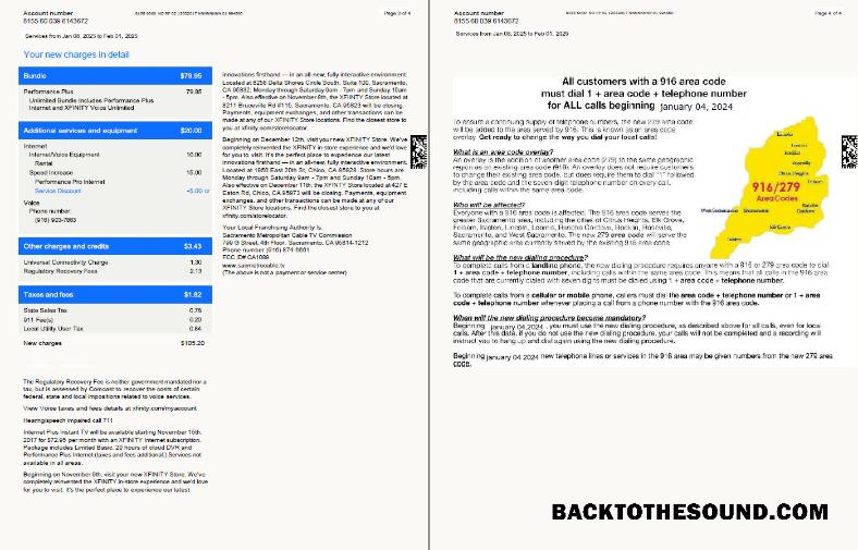 İndir ABD Xfinity Fatura Fatura in Word and PDF Formatlar, 4 pages, Sürüm 3, 3 4 pages Örnek örnek