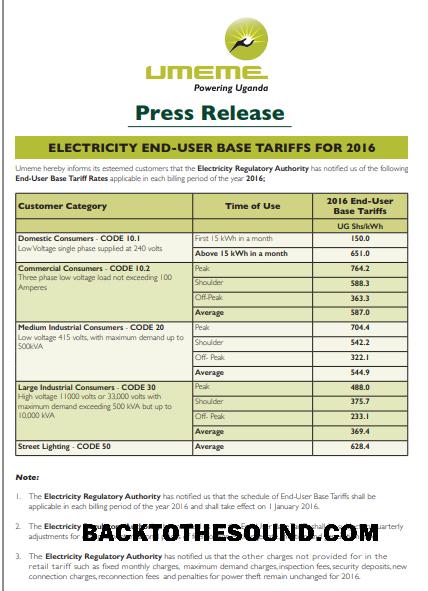 İndir Uganda UMEME Fatura Fatura Örnek ön izleme