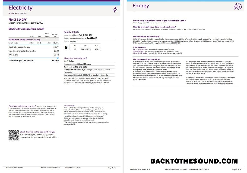 İndir Birleşik Krallık Fatura Warehouse Elektrik Fatura Fatura in Word and PDF Format (6 pages) 3 4 Örnek tasarım